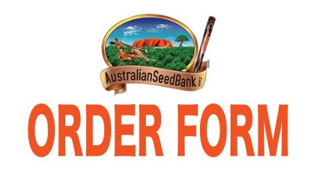 Order Form Australian Seed Bank